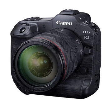 Canon EOS R3 Fotokamera mit Zoomobjektiv RF 24-70mm