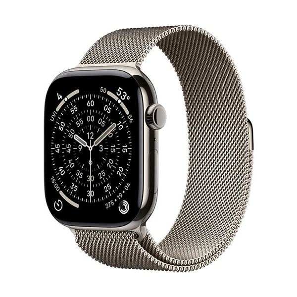 Apple Watch Series 11 GPS+Cellular Titan 46mm − Milanaise ArmbandBild