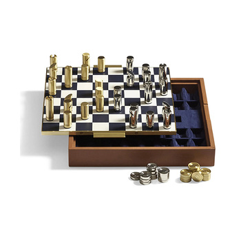 Ralph Lauren FOWLER Schach und Dame Spielset (32-tlg.)