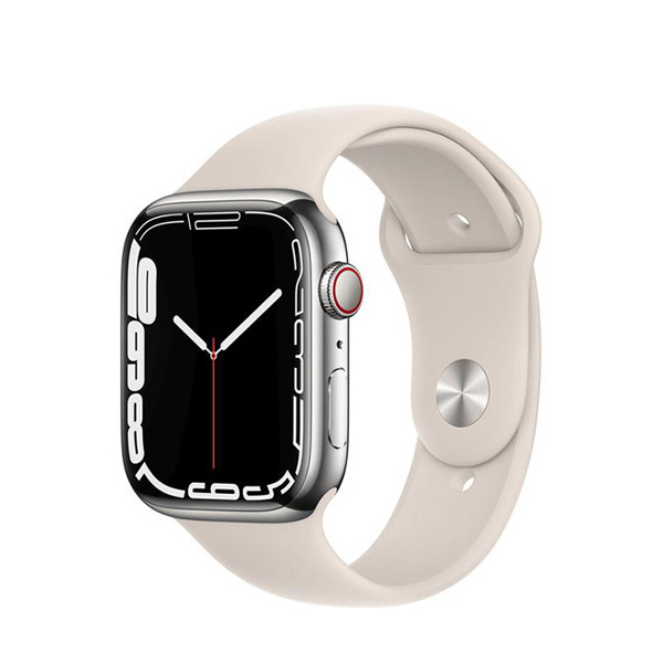 Apple Watch Series 7 GPS+Cellular Edelstahl 41mm − SportarmbandBild