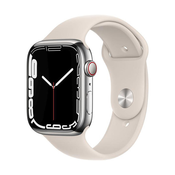 Apple Watch Series 7 GPS+Cellular Edelstahl 45mm − SportarmbandBild