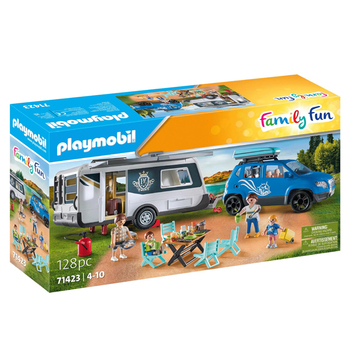 Playmobil FAMILY FUNn Wohnwagen mit Auto