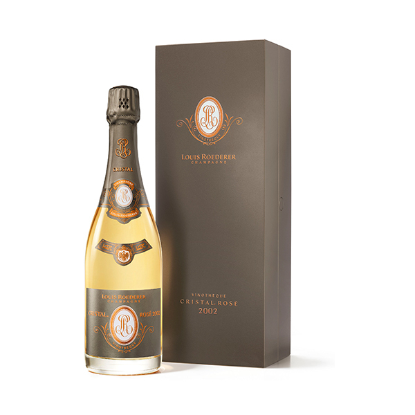 Champagne Louis Roederer Cristal Rosé Vinothèque 2002Bild