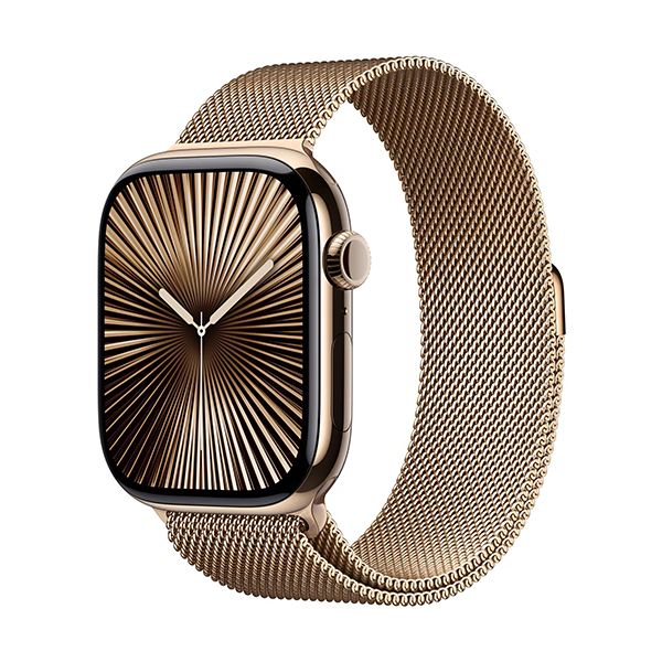 Apple Watch Series 10 GPS+Cellular Titan 46mm − Milanaise ArmbandBild
