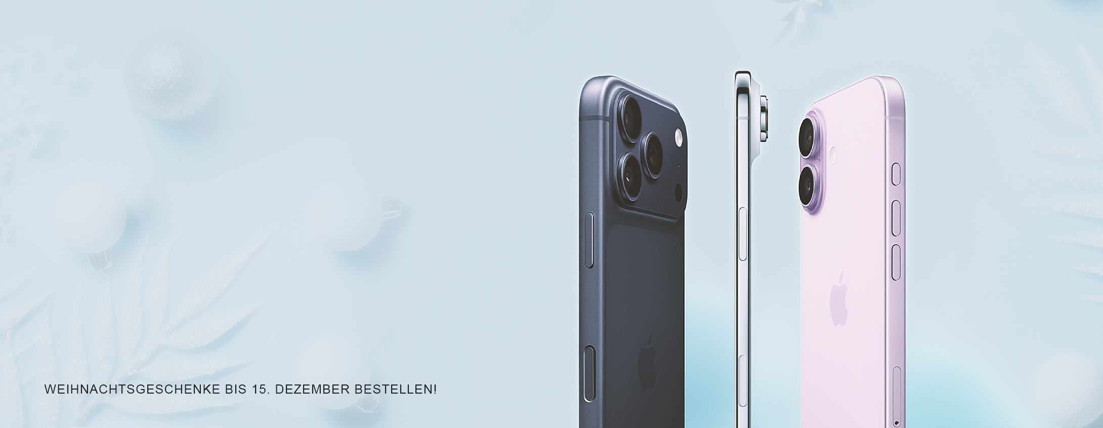 Lassen Sie sich in der<br>Festzeit belohnen